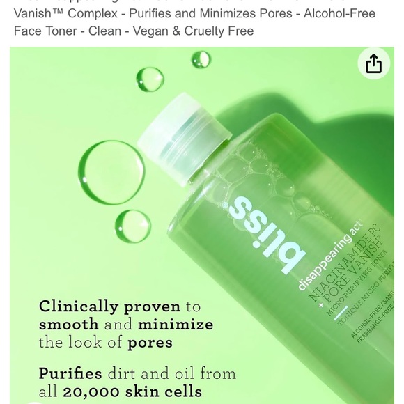 Bliss Pore tightening toner - Picture 6 of 6